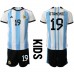 Billige Argentina Nicolas Otamendi #19 Hjemmetrøye Barn VM 2022 Kortermet (+ korte bukser)